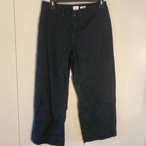 Black Trouser Wide Leg Bottoms